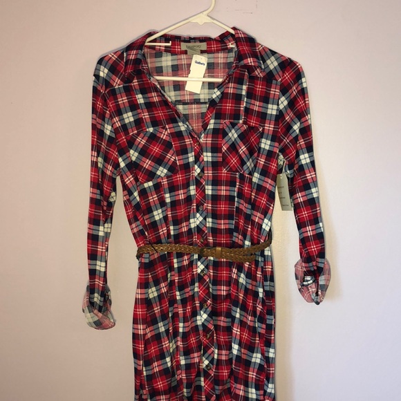 Passport Dresses & Skirts - NWT Passport Flannel Dress with Belt